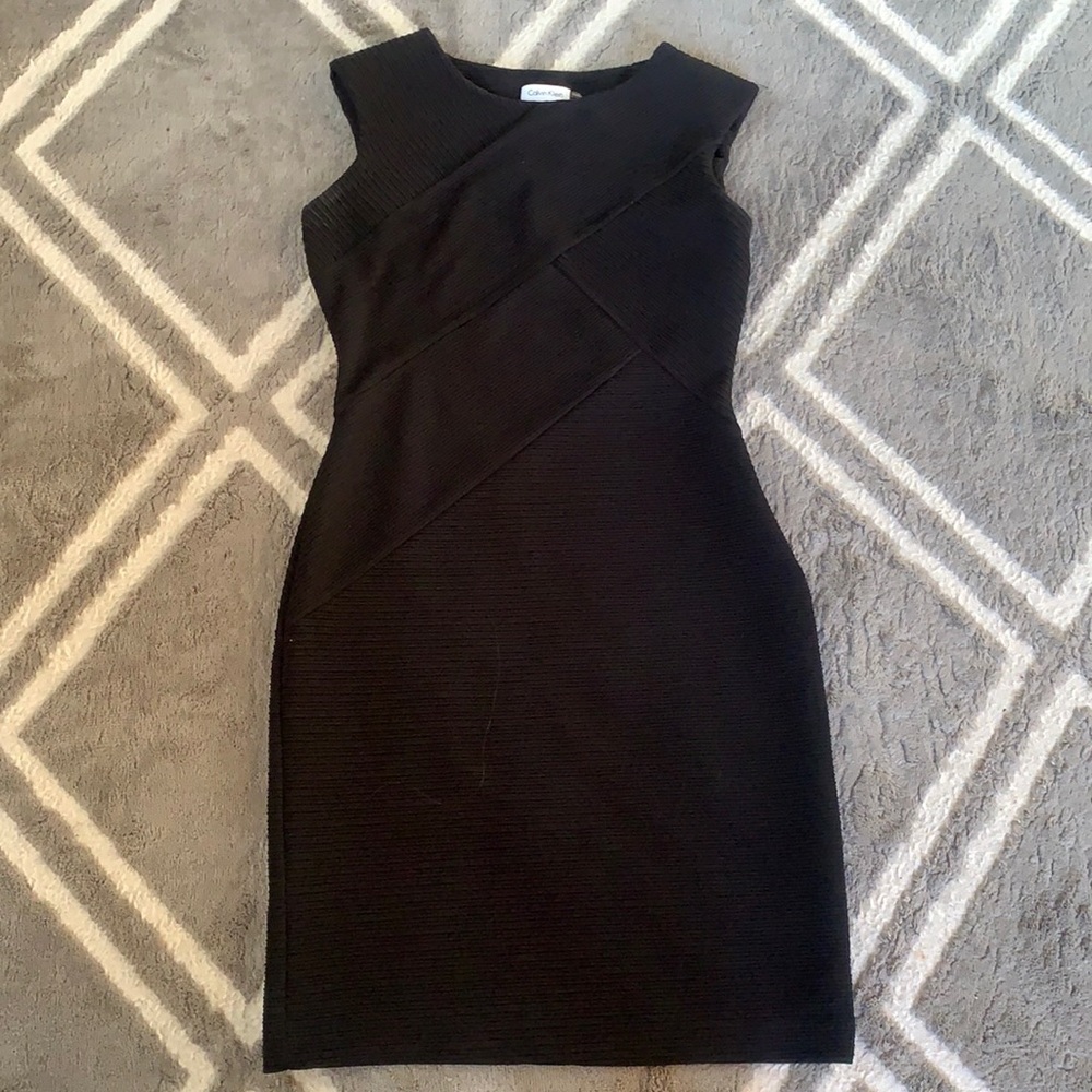 Calvin Klein Sleeveless Black Dress, size 2